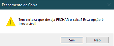 fechar caixa
